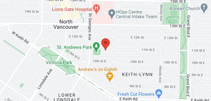 map of 3 251 E 11TH STREET